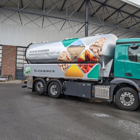 HUNING 26t Silo-Pellet-Aufbau, hergestellt 2024